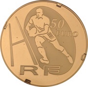 50 Euros Stade Français obverse image