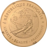 50 Euros Alpine Skiing obverse image