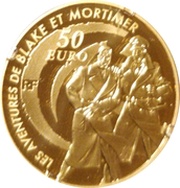 50 Euros Blake and Mortimer obverse image