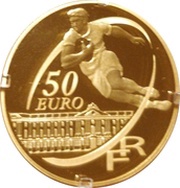 50 Euros Stade Toulousain obverse image