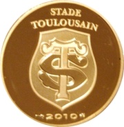 50 Euros Stade Toulousain, France, 2010 reverse image