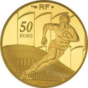 50 Euros Racing Metro 92 obverse image
