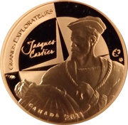 50 Euros Jacques Cartier, France, 2011 reverse image