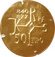 50 Euros Charles II obverse image