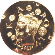 50 Euros Charles II, France, 2011 reverse image