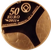 50 Euros Palace of Versailles, France, 2011 reverse image