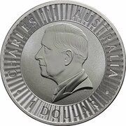 1 Dollar - Charles III 1st Portrait - Australian Kangaroo - Bullion Coin obverse image