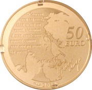 50 Euros Cosette, France, 2011 reverse image