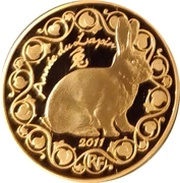 50 Euros Year of the Rabbit obverse image