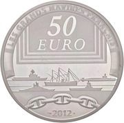 50 Euros Joan of Arc, France, 2012 reverse image