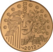 50 Euros Eurocorps, France, 2012 reverse image