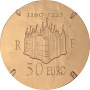 50 Euros Philippe II Auguste obverse image