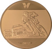 50 Euros Largo Winch, France, 2012 reverse image