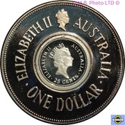 1.25 Dollars - Elizabeth II 3rd Portrait - Holey Dollar and Dump obverse image