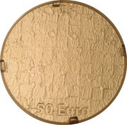50 Euros Yves Klein obverse image