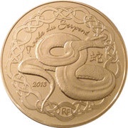 50 Euros Year of the Snake obverse image