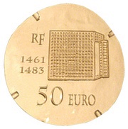 50 Euros Louis XI obverse image