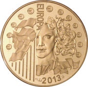 50 Euros Élysée Treaty, France, 2013 reverse image