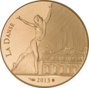 50 Euros Noureev, France, 2013 reverse image