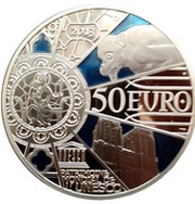50 Euros Notre-Dame Cathedral, France, 2013 reverse image