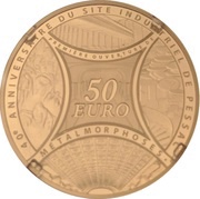 50 Euros Pessac Site, France, 2013 reverse image