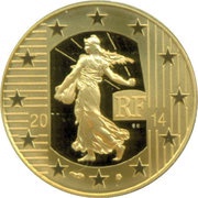 50 Euros Charles the Bald's denier obverse image