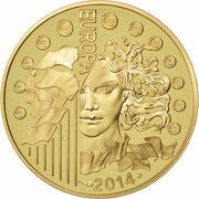 50 Euros European Space Agency, France, 2014 reverse image