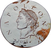 50 Euros Napoléon I, France, 2014 reverse image