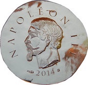 50 Euros Napoléon III, France, 2014 reverse image