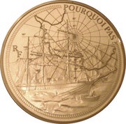 50 Euros Le Pourquoi pas ? ; gold obverse image