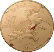 50 Euros Le Petit Nicolas, France, 2014 reverse image