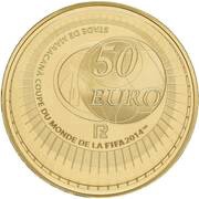50 Euros 2014 FIFA World Cup obverse image