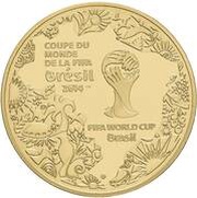 50 Euros 2014 FIFA World Cup, France, 2014 reverse image