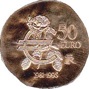50 Euros François Mitterrand obverse image