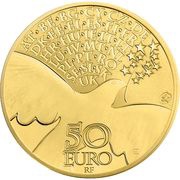 50 Euros 70 years of peace in Europe obverse image