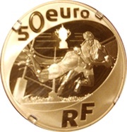 50 Euros Rugby World Cup 2015 obverse image