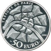 50 Euros - Opéra Garnier, France, 2016 reverse image