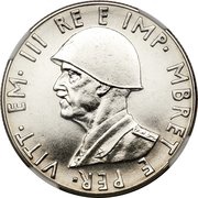 2 Lek - Victor Emmanuel III Prova obverse image