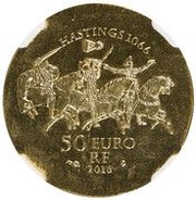 50 Euros Queen Mathilde obverse image