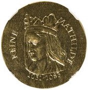 50 Euros Queen Mathilde, France, 2016 reverse image