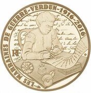 50 Euros Battle of Verdun obverse image