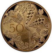 50 Euros Van Cleef and Arpels, France, 2016 reverse image