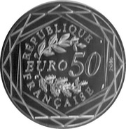 50 Euros petit Prince et le Renard Colorisée obverse image