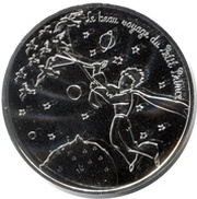 50 Euros Petit Prince oiseaux, France, 2016 reverse image