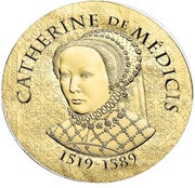 50 Euros Catherine de Medicis, France, 2017 reverse image