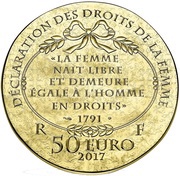 50 Euros Olympe de Gouges obverse image