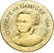 50 Euros Olympe de Gouges, France, 2017 reverse image