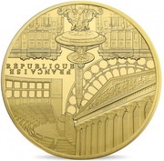 50 Euros National Assembly and Place of Concorde obverse image