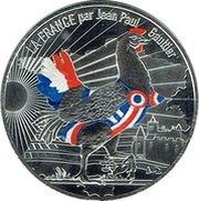 50 Euros Colorisée Jean-Paul Gaultier La Poule, France, 2017 reverse image