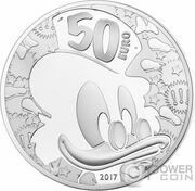 50 Euros Scrooge McDuck DuckTales, France, 2017 reverse image